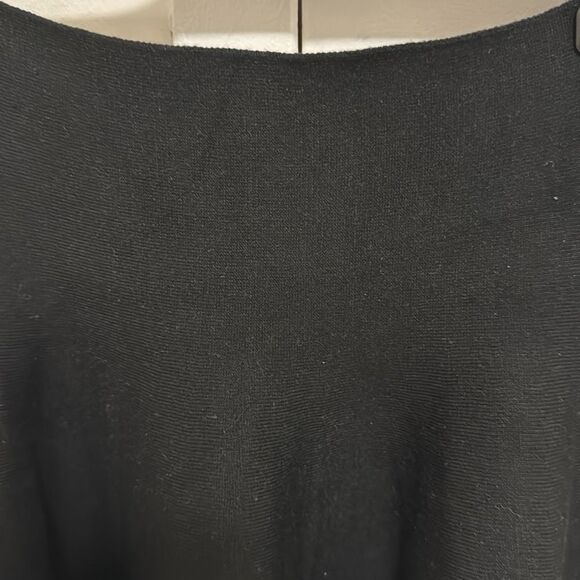 Double sided Knit Skater Mini Skirt in Black. Size Small. - Picture 2 of 3